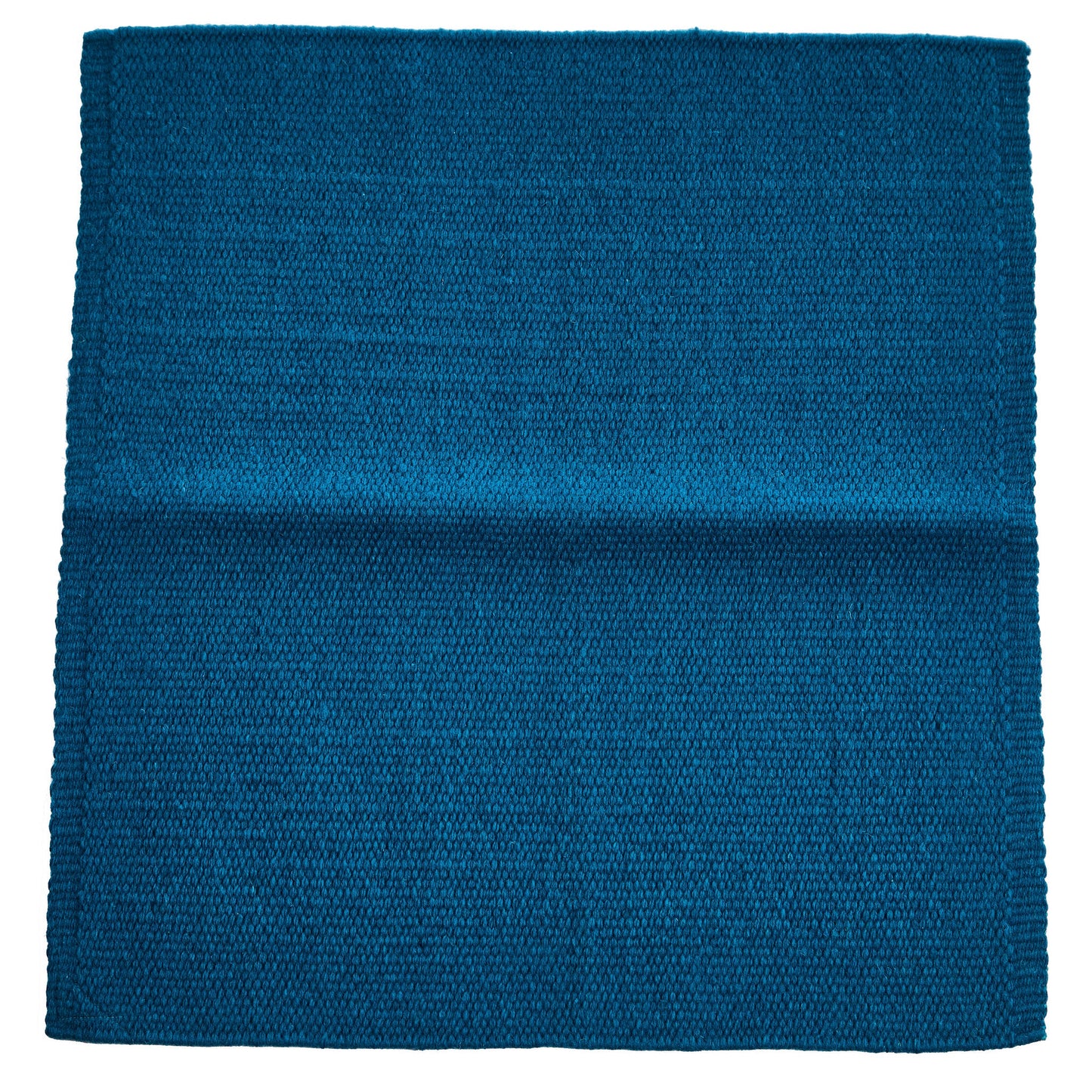 1314C-100 San Juan Solid Ocean Blue 38x34 New Zealand Wool Saddle Blanket