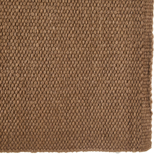 1314-97 San Juan Solid Raw Umber 36x34 New Zealand Wool Saddle Blanket