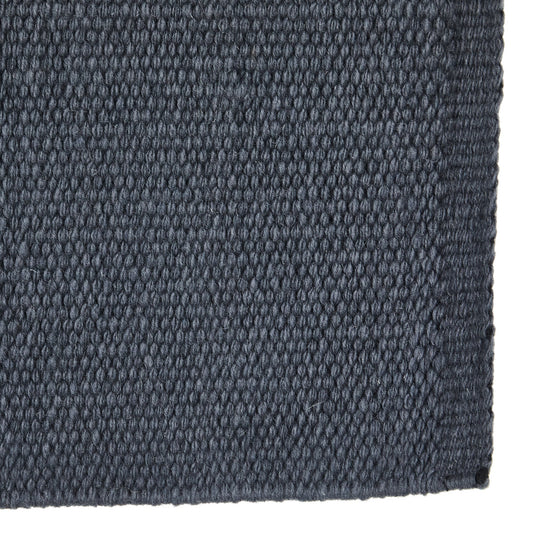 1314C-93 San Juan Solid Charcoal 38x34 New Zealand Wool Saddle Blanket