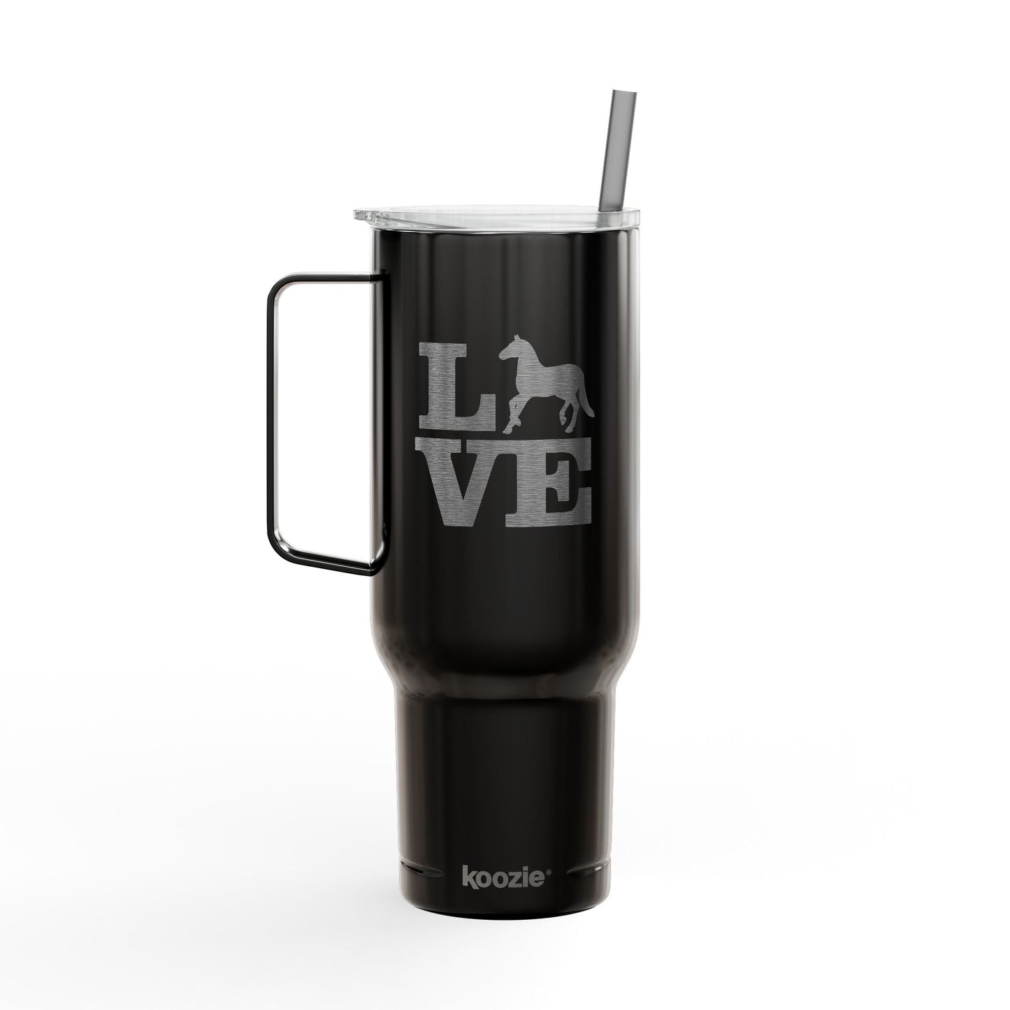 Insulated Tumbler with Lid, 40oz (Engraving) - Love