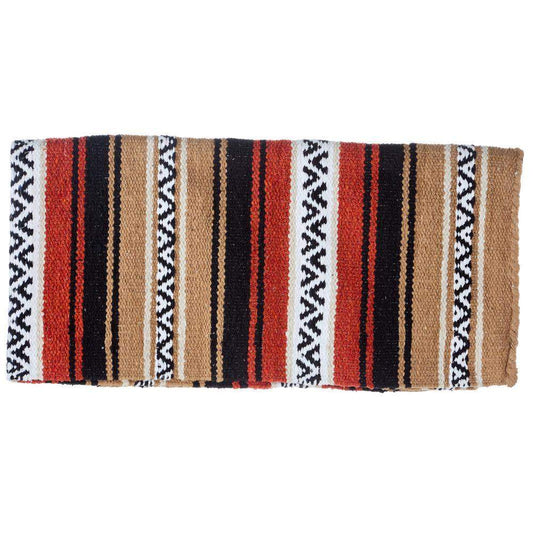 Rust Hogan Acrylic Blend 30x60 Saddle Blanket