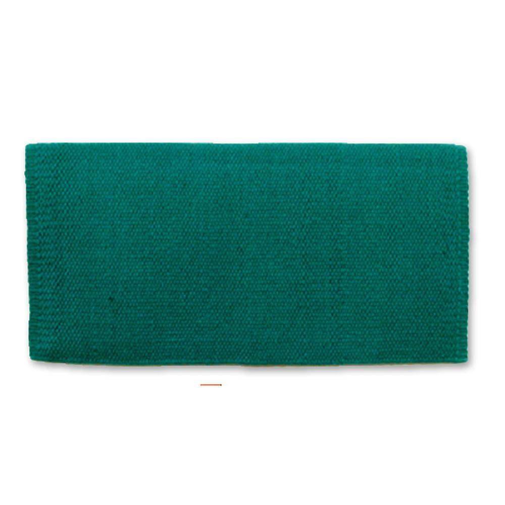 San Juan 34X30 Teal New Zealand Wool Saddle Blanket