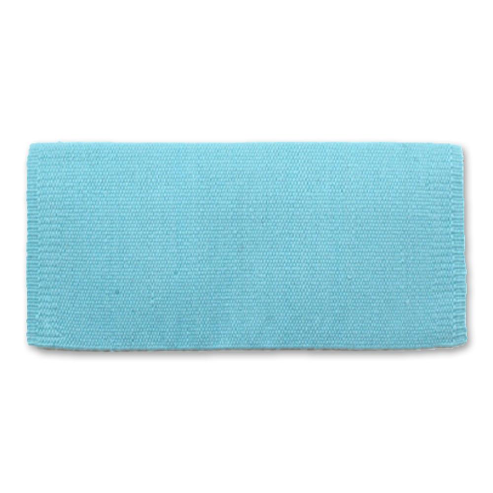 1314A-76 San Juan 34X30 Aqua New Zealand Wool Saddle Blanket