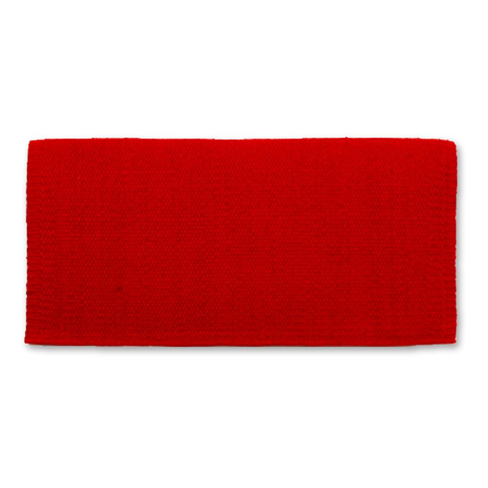 San Juan 24x24 Show Red New Zealand Wool Pony Saddle Blanket
