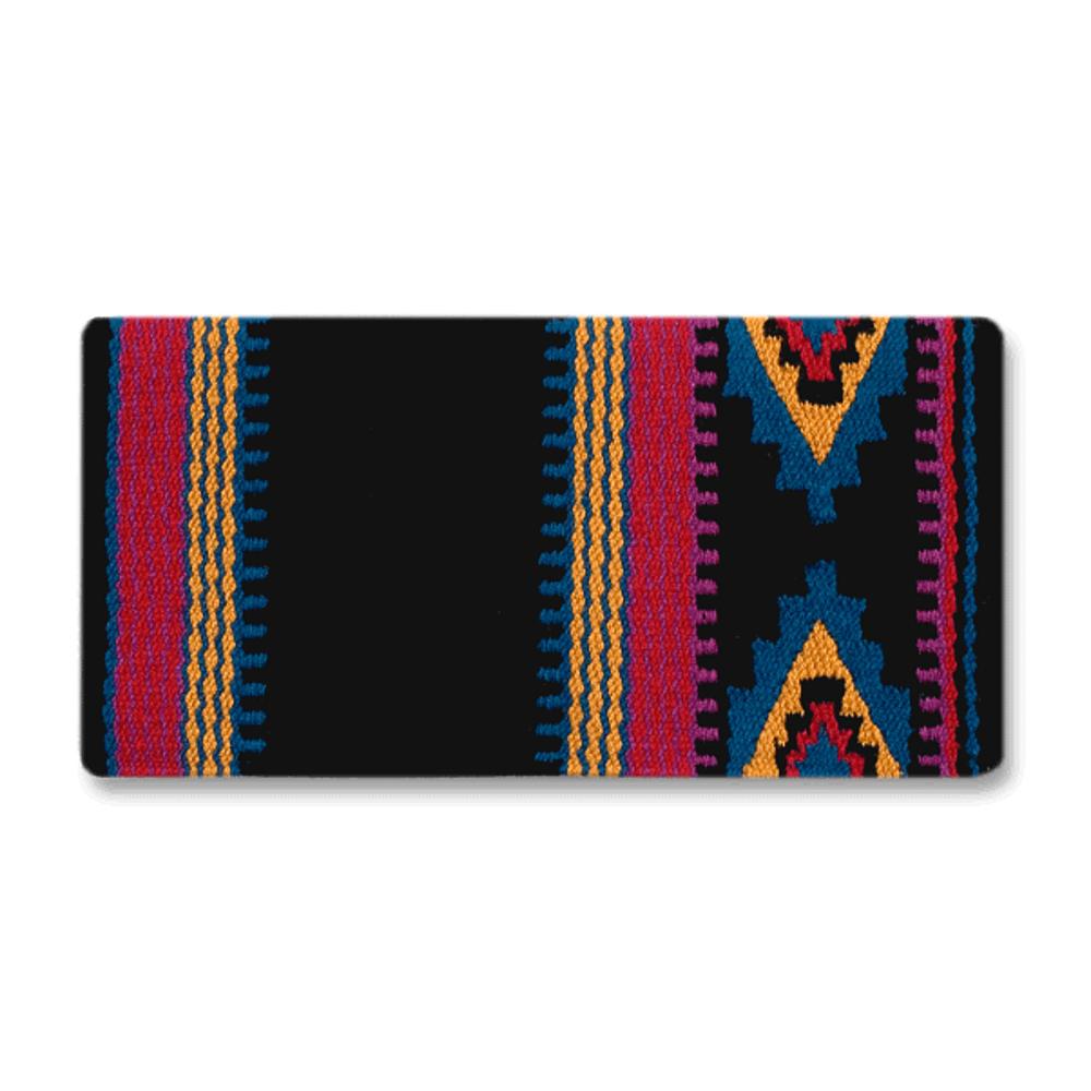 1461-12 Firecracker 36X34 New Zealand Wool Saddle Blanket