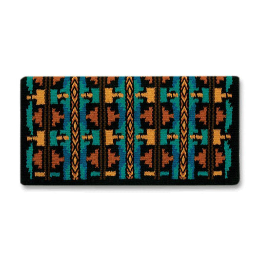 1464-13 Broken Arrow 38X34 NEW ZEALAND WOOL SADDLE BLANKET