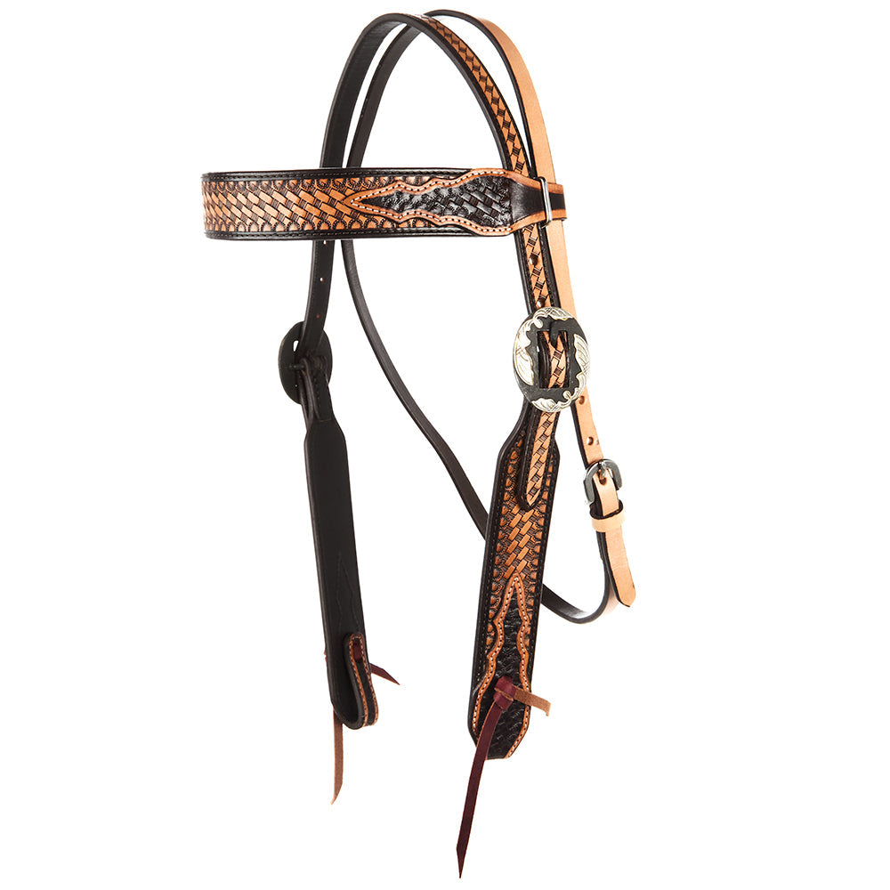 Basket Stamp Ranger Browband Headstall