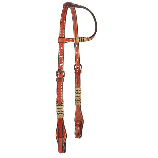 Chestnut Rawhide Quick Change Single Ear Headstall