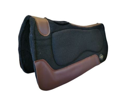 1" thick - 28"Lx30"W - Wool Blend Gel - Black