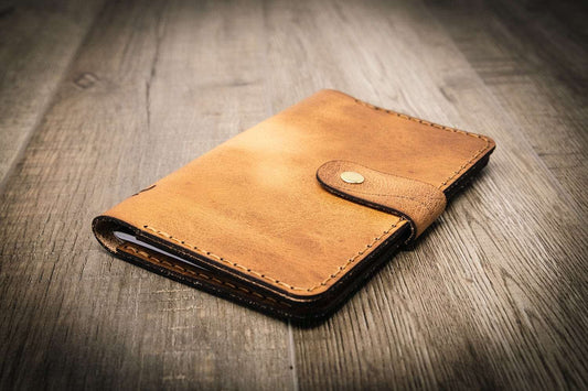 Leather Field Notes Cover - Saddle Tan