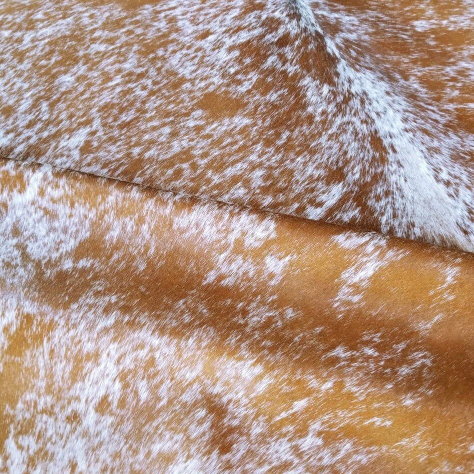 Salt and Pepper Brown Brazilian Cowhide Rug: LARGE