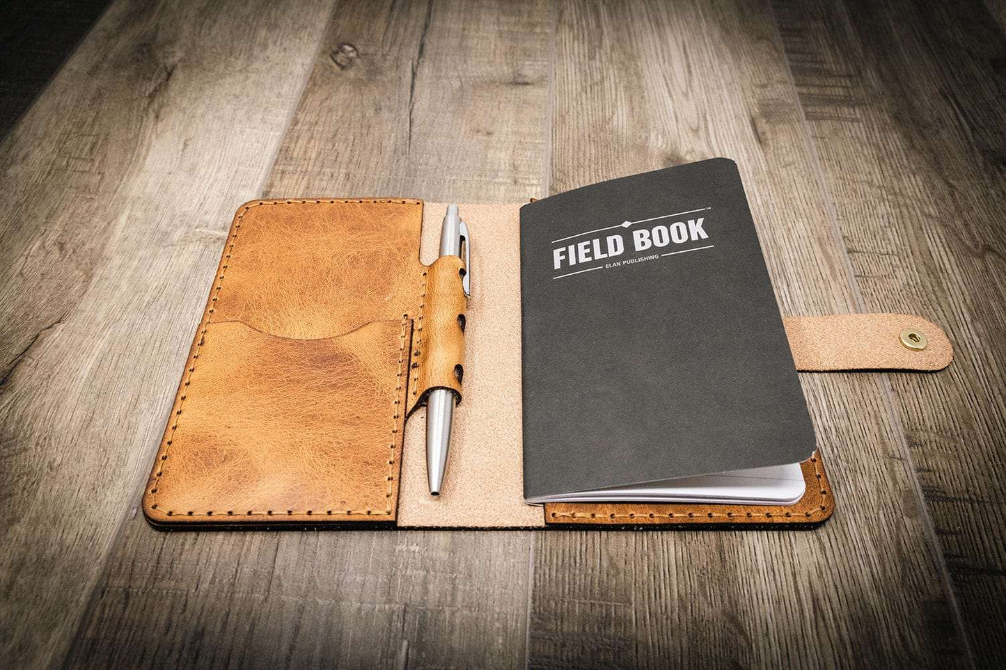 Leather Field Notes Cover - Saddle Tan