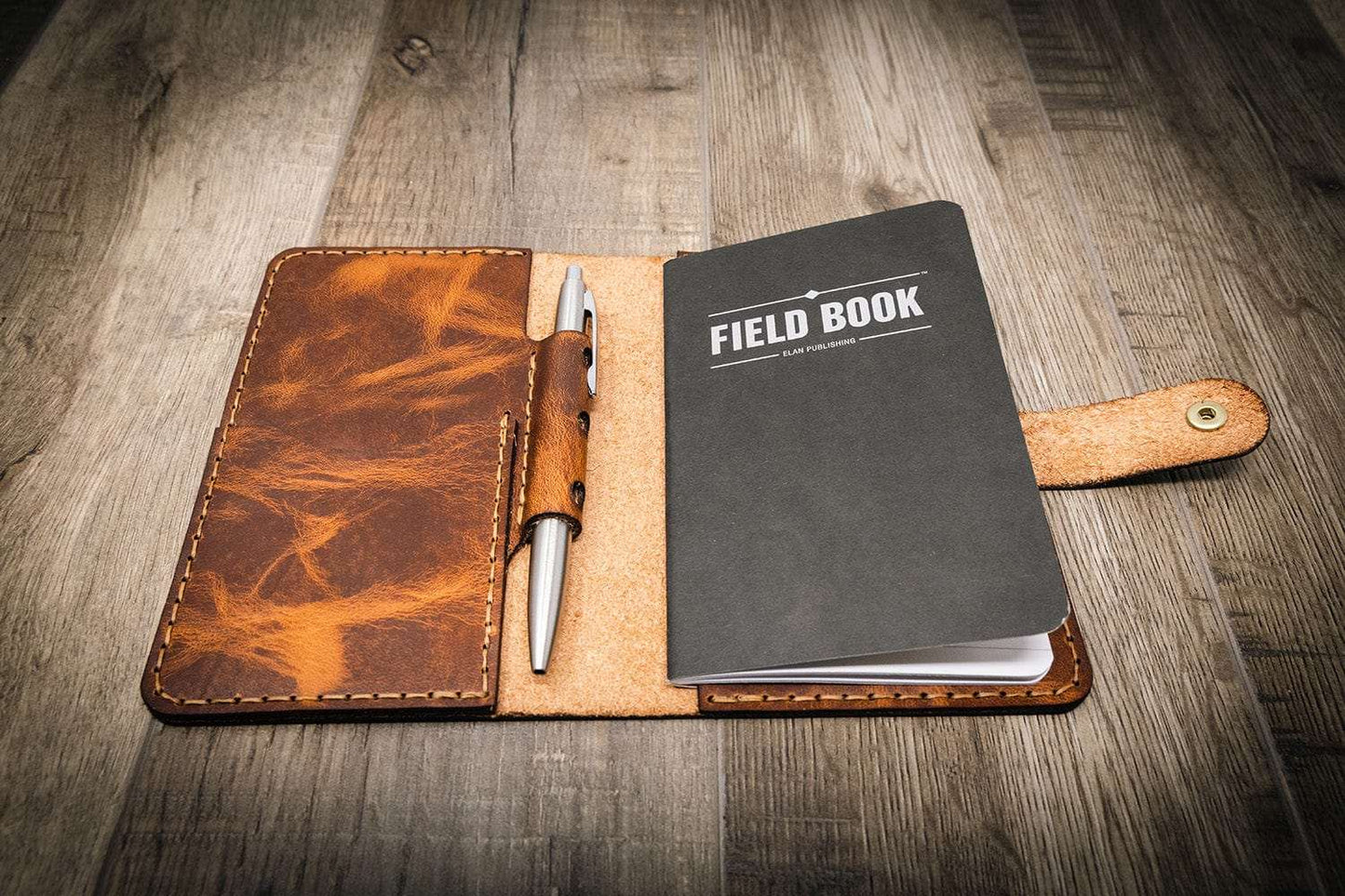 Leather Field Notes Cover - Chestnut Brown
