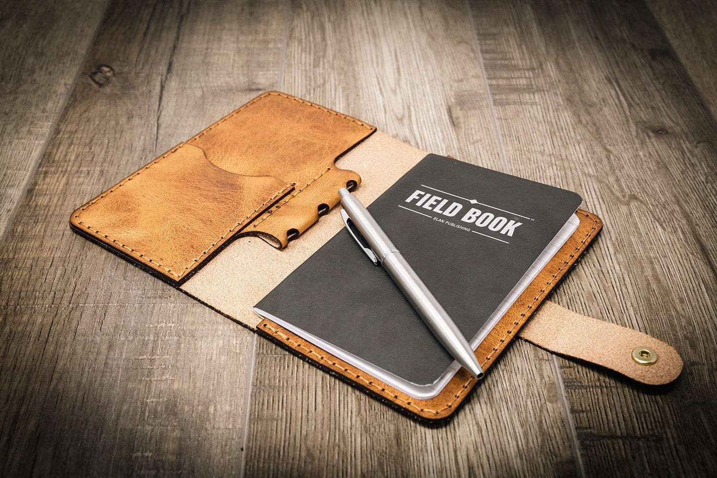 Leather Field Notes Cover - Saddle Tan