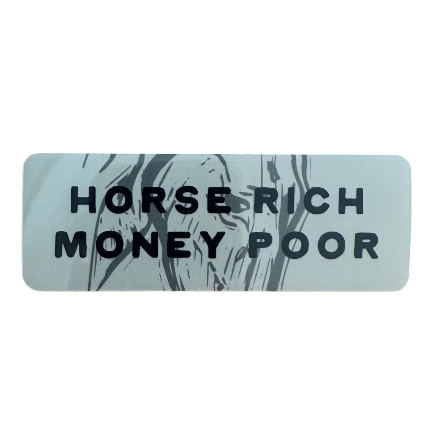 Horse Rich Sticker
