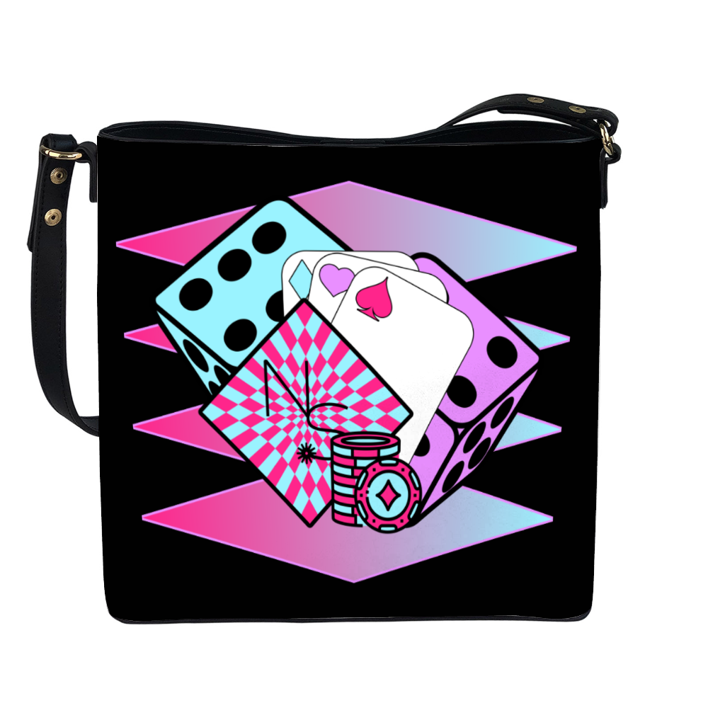 Poker Face Bucket Bag
