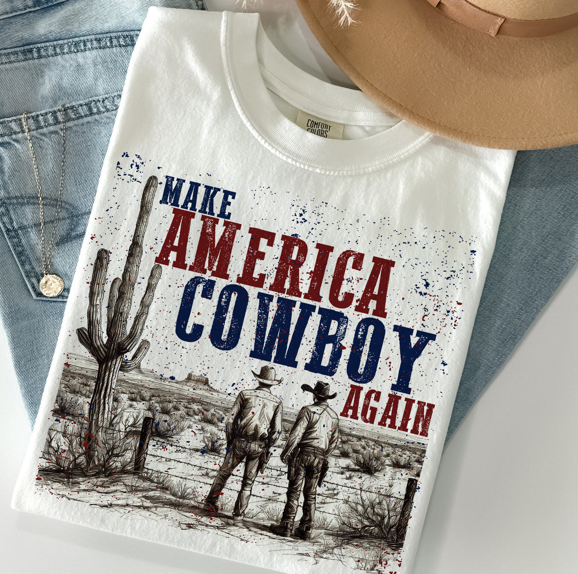 Make America Cowboy Again Graphic Tee