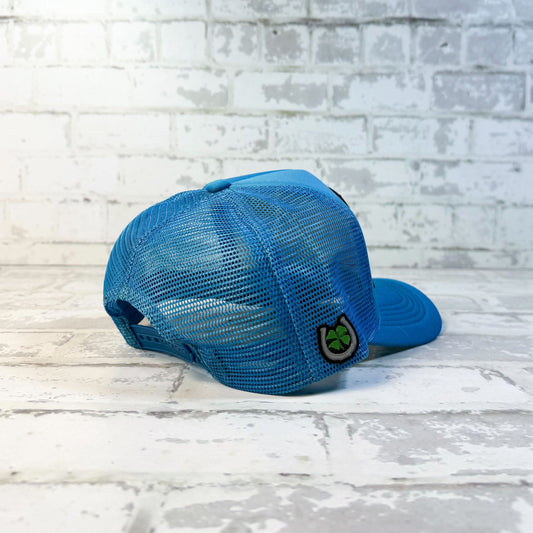 Shine Like The Stars Turquoise Trucker Hat