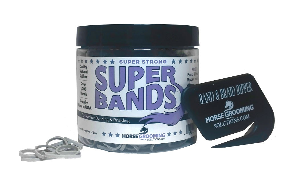 Super Rubber Bands for Braiding and Banding Super Natural Bands by Healthy HairCare