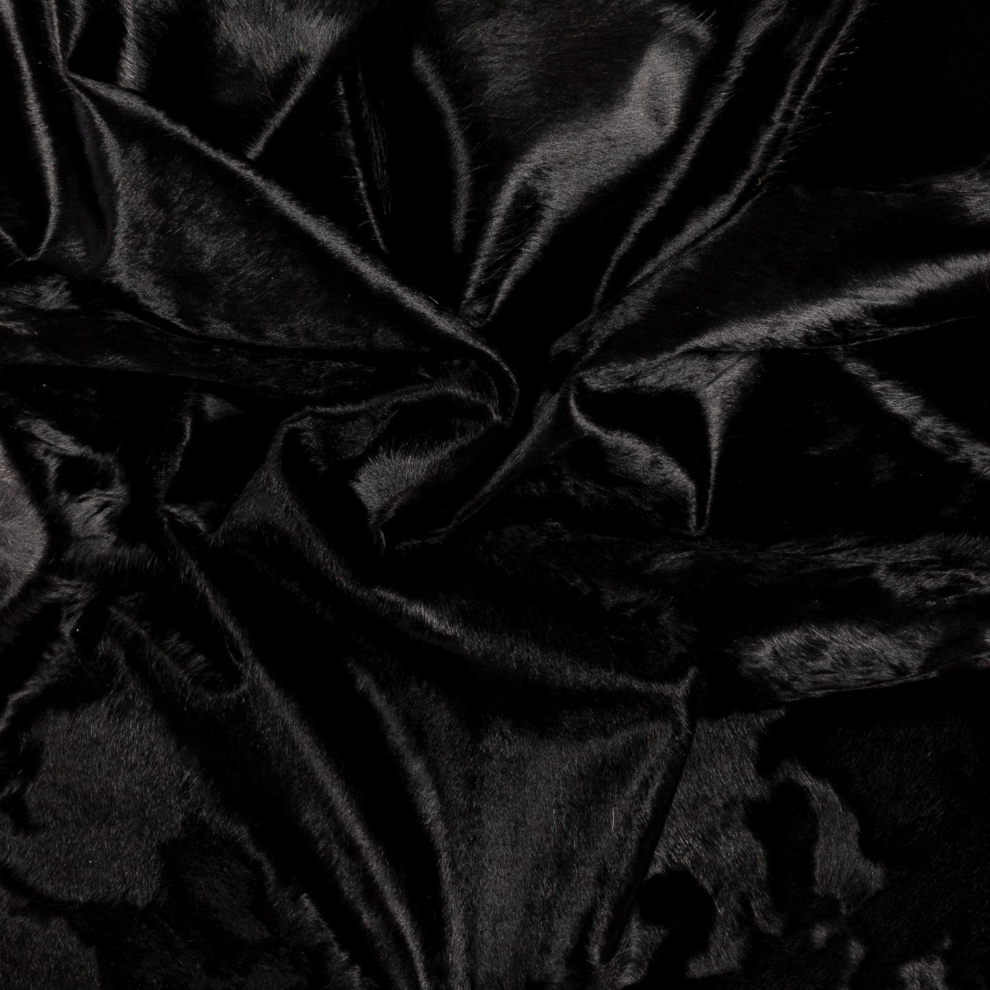 Black Natural Cowhide Rug