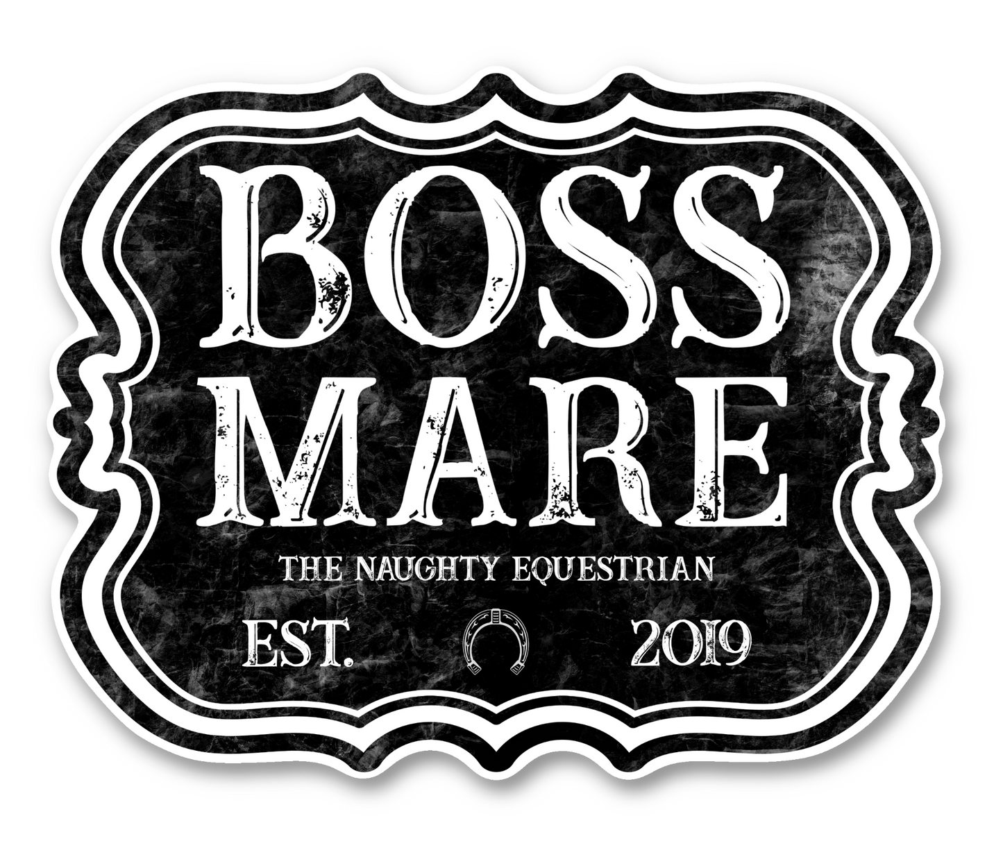 Boss Mare Sticker, Western Vinyl Decal