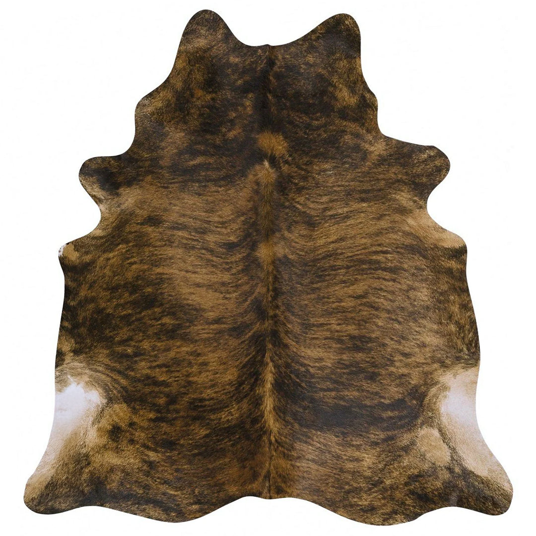 Brindle Brazilian Cowhide Rug: XXL