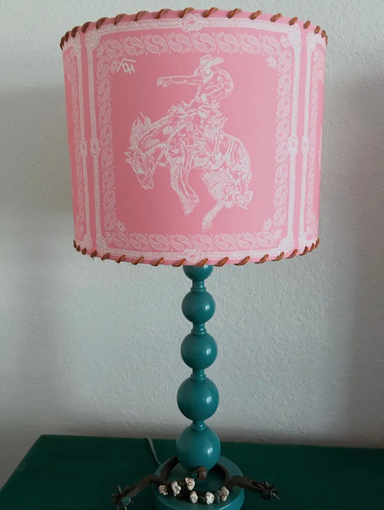 The Pink Bandana Lampshade - 11 inch