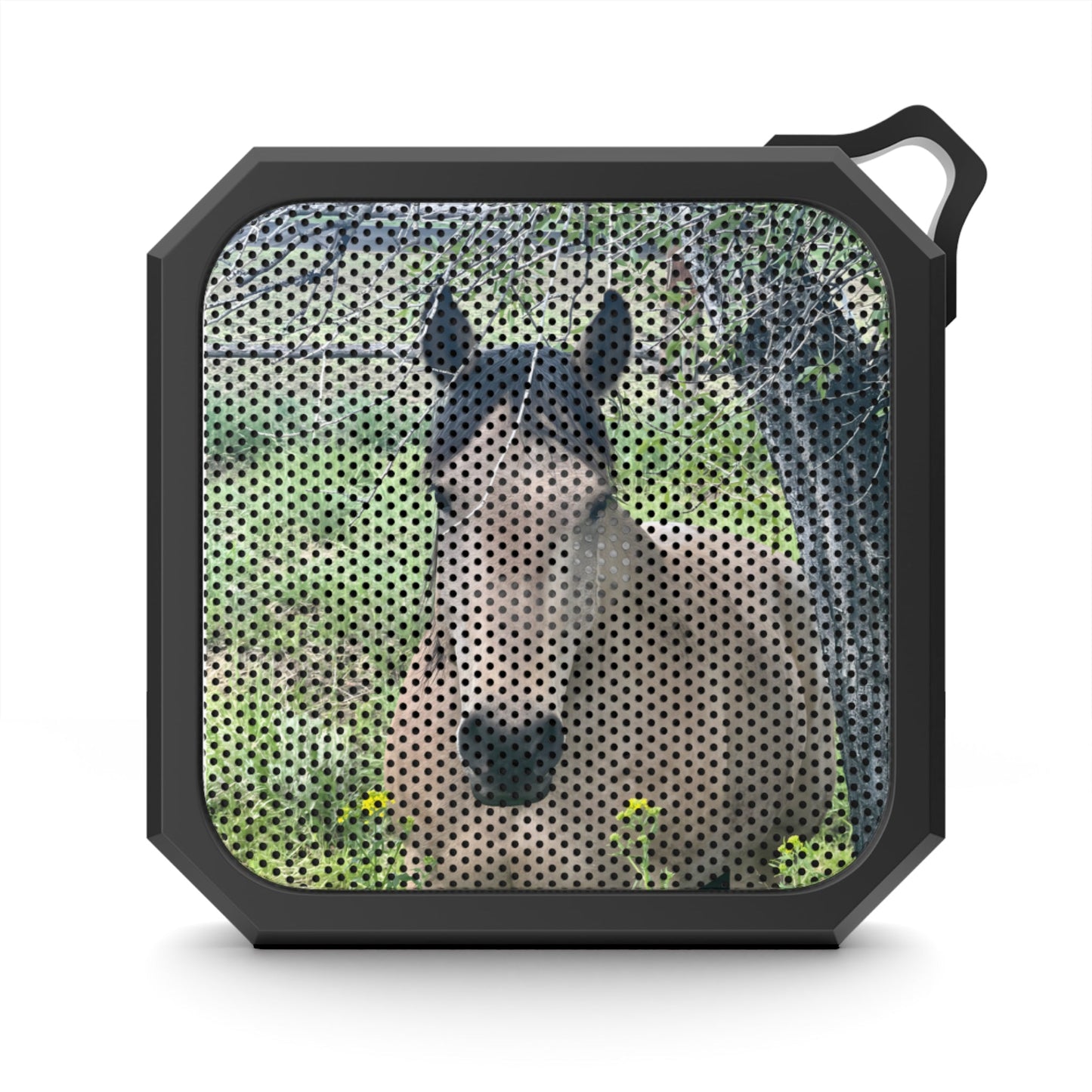 Custom Pet Photo Bluetooth Speaker, Waterproof Outdoor Speaker with Clip, Personalized Gift for Pet Lovers, Horse Girls, Dog Moms, Animal