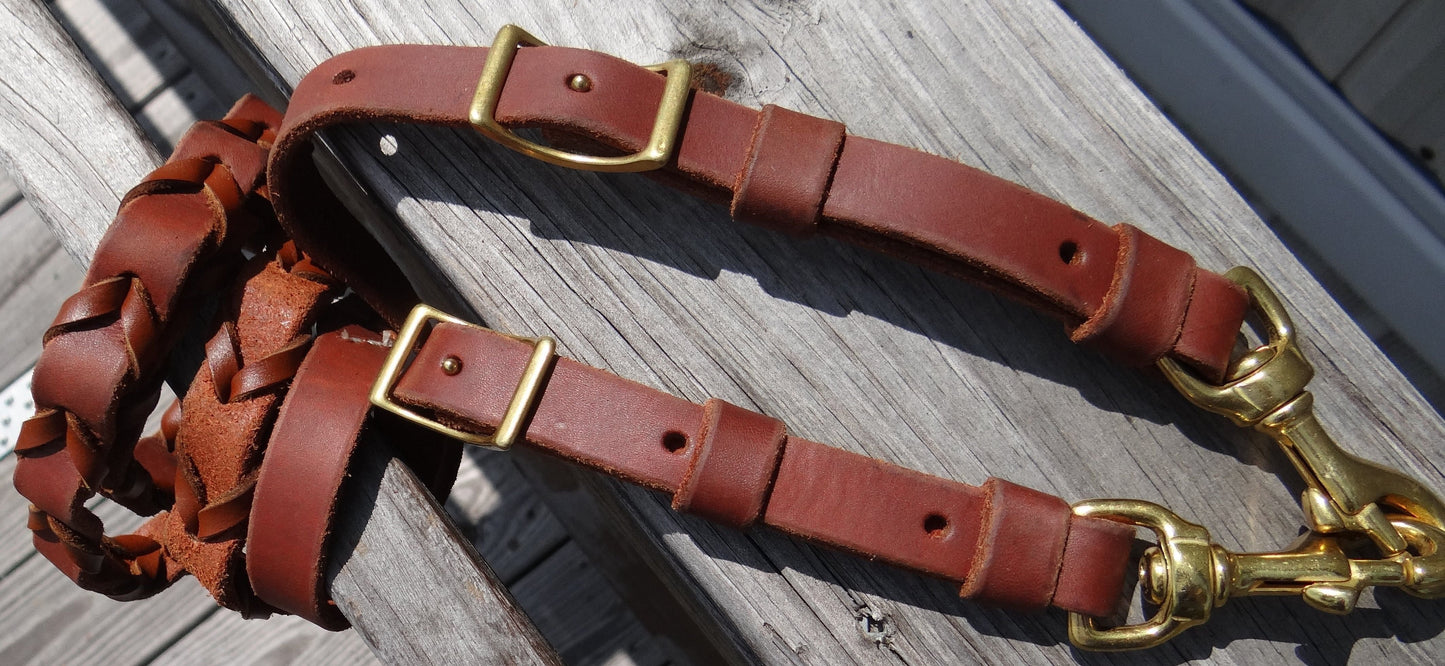 Laced Leather Reins