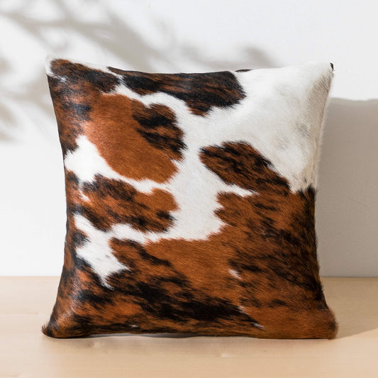 Tricolor Cowhide Pillow