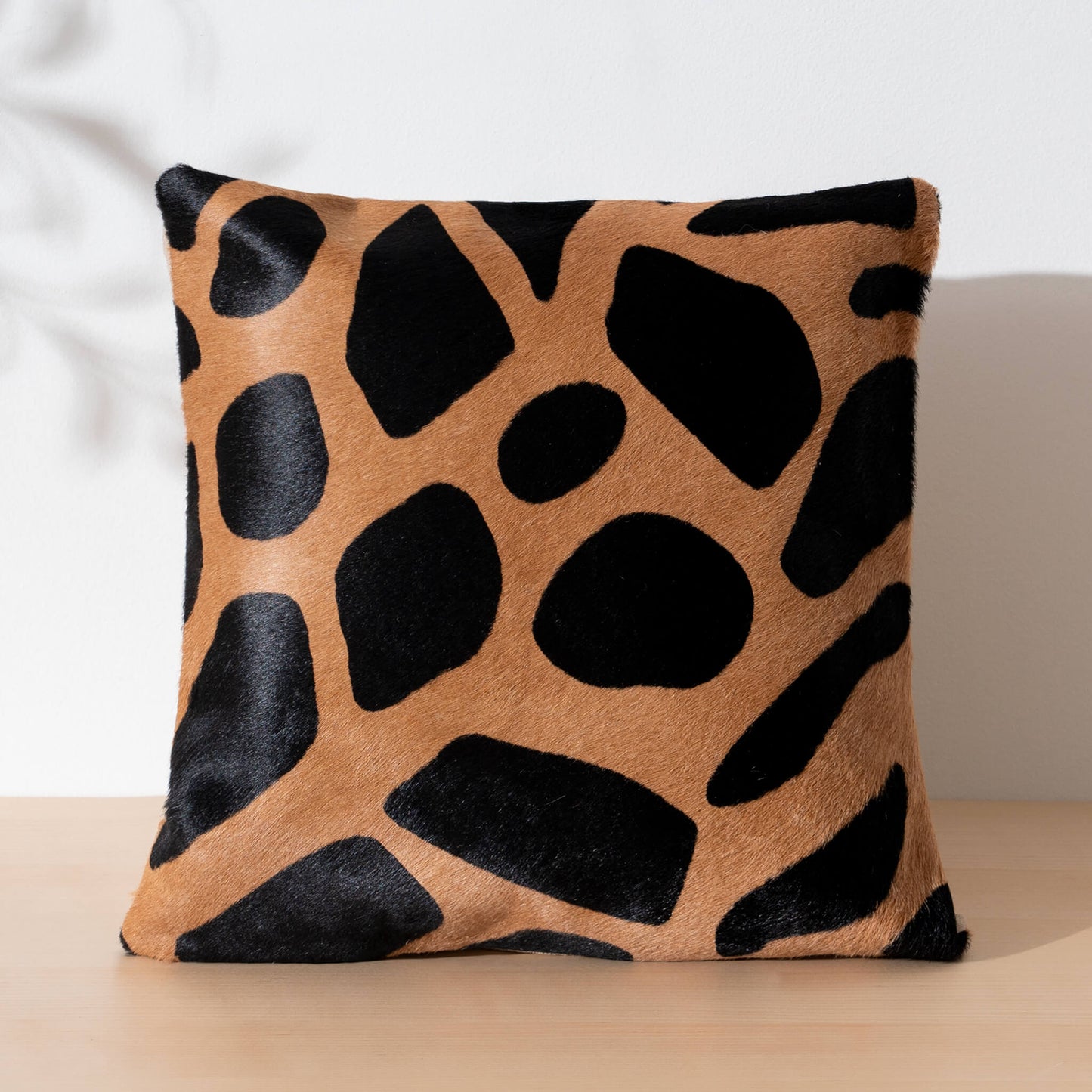 Giraffe Cowhide Pillow