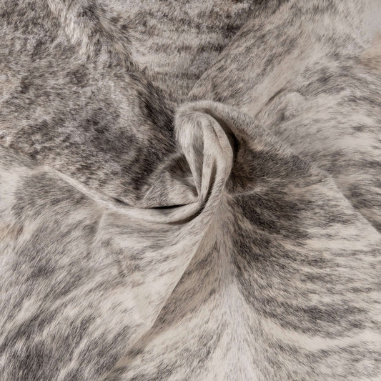 Grey Brindle Cowhide Rug