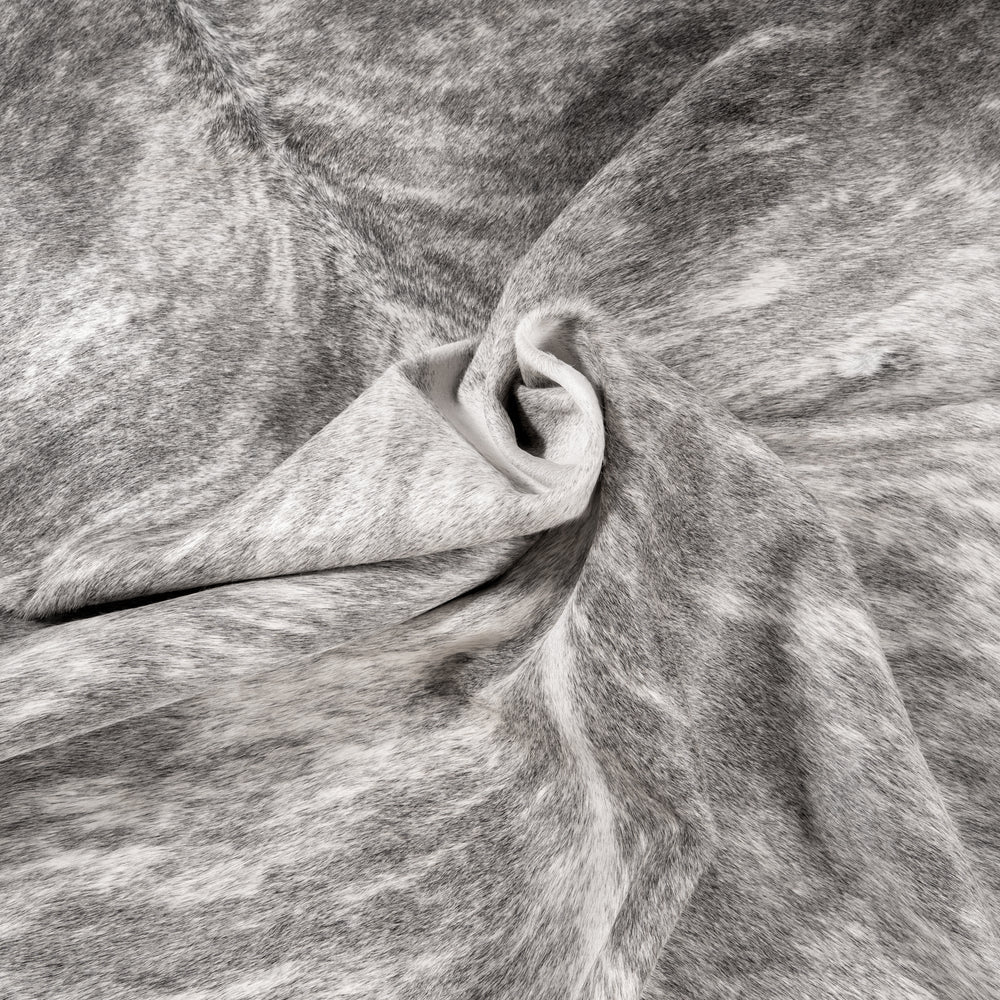 Grey Brindle Cowhide Rug
