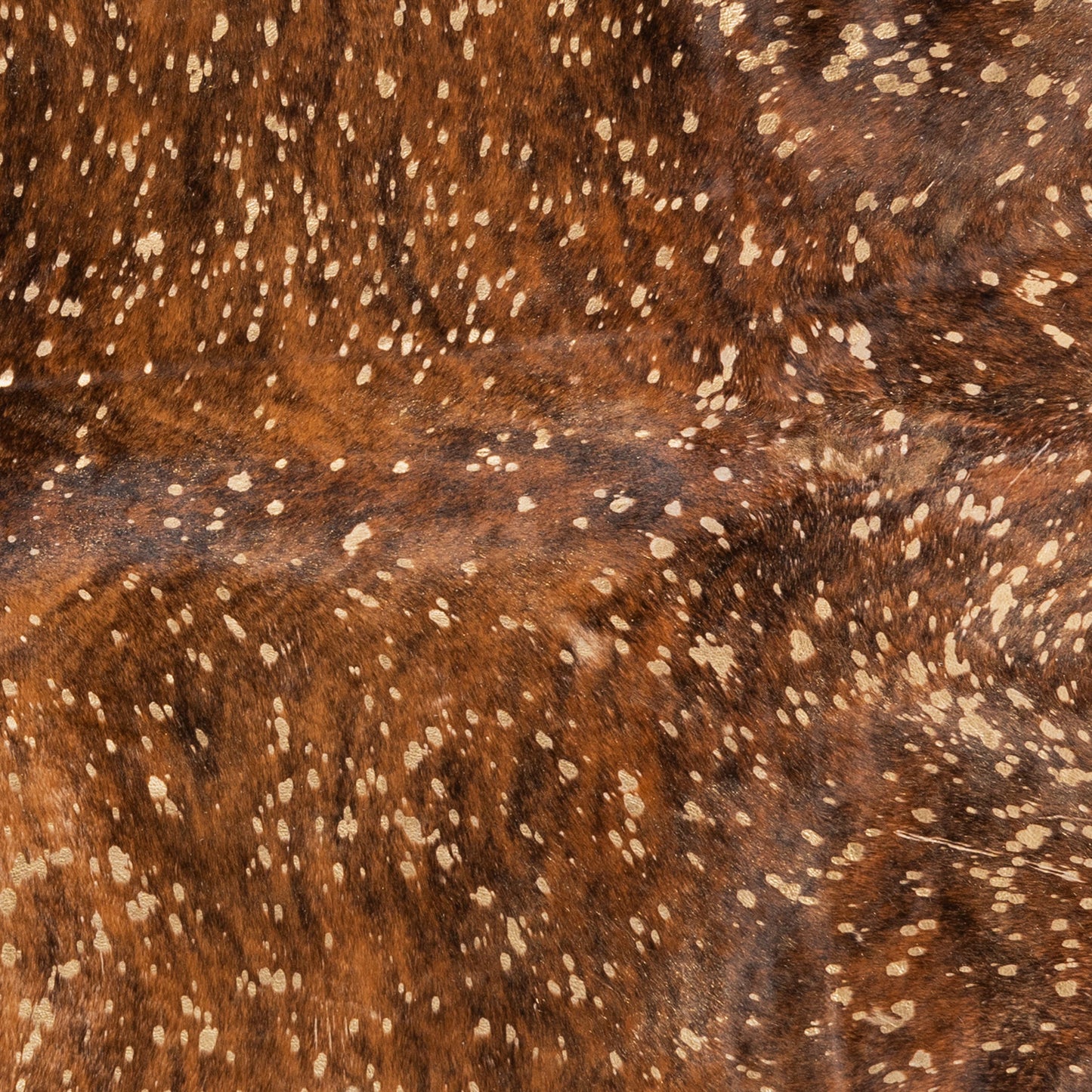 Brazilian Gold Metallic Cowhide Rug Size 7'6" L x 5'5" W 8956