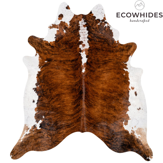 Brindle White Belly Cowhide Rug