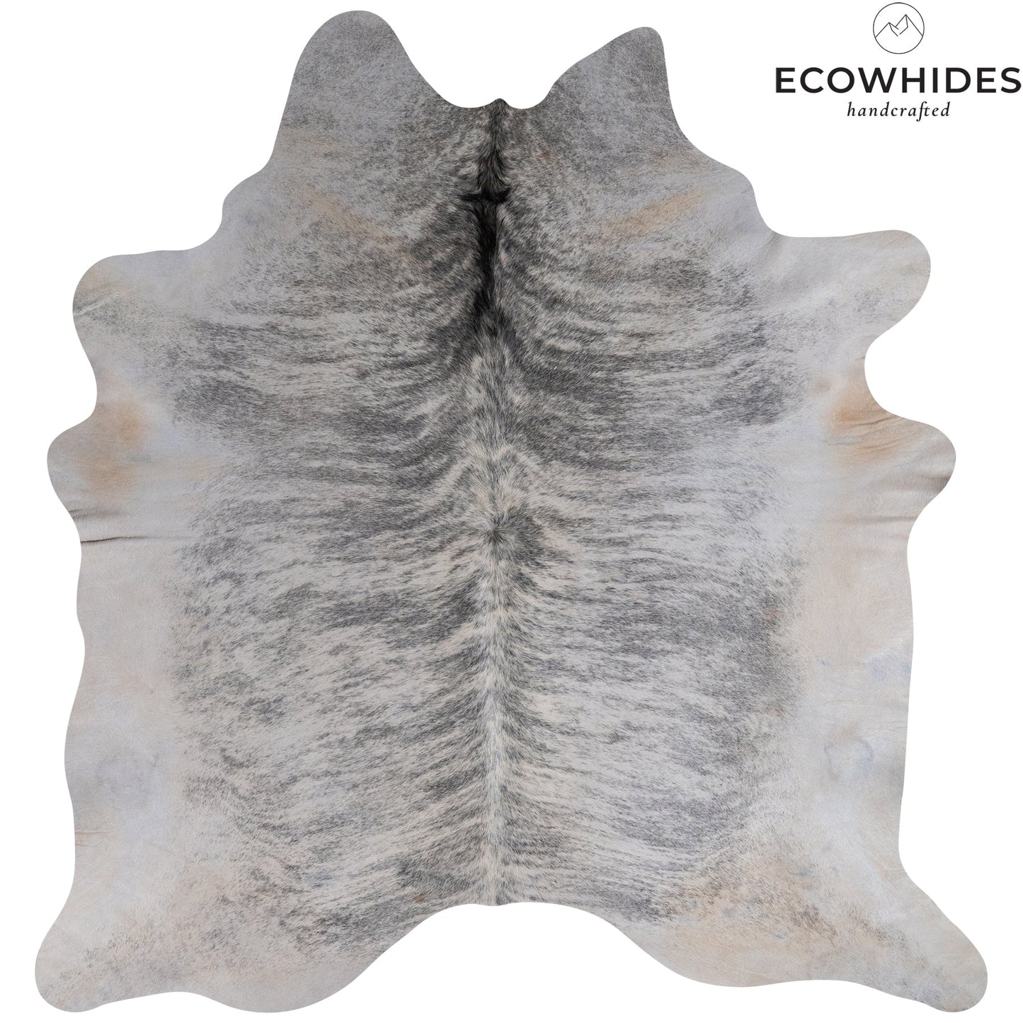 Grey Brindle Cowhide Rug