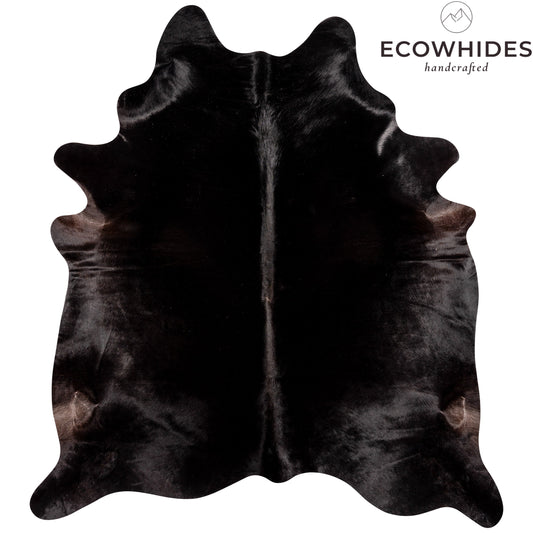 Black Natural Cowhide Rug