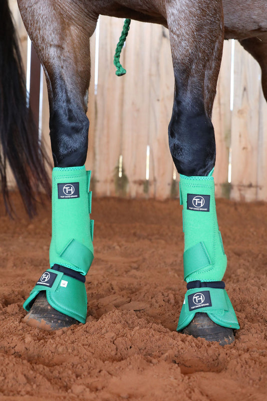 Lucky Money Green Bell Boots