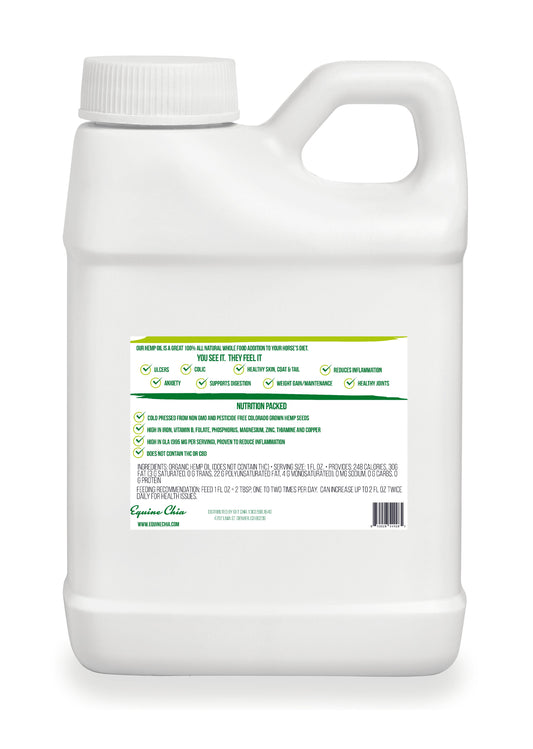 Organic Equine Hemp Heart Oil