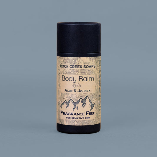 FRAGRANCE FREE BODY BALM |  Solid Lotion Bar - Fragrance Free