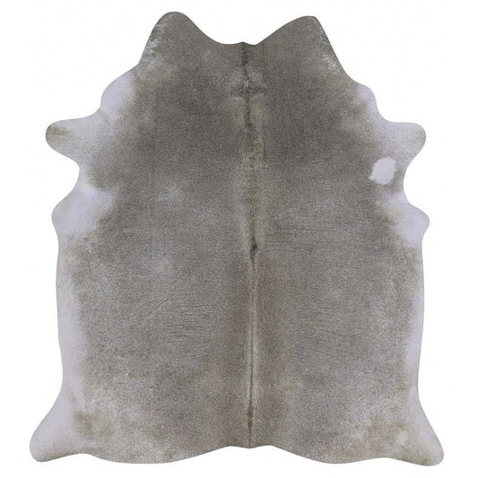 Grey Brazilian Cowhide Rug: XXL