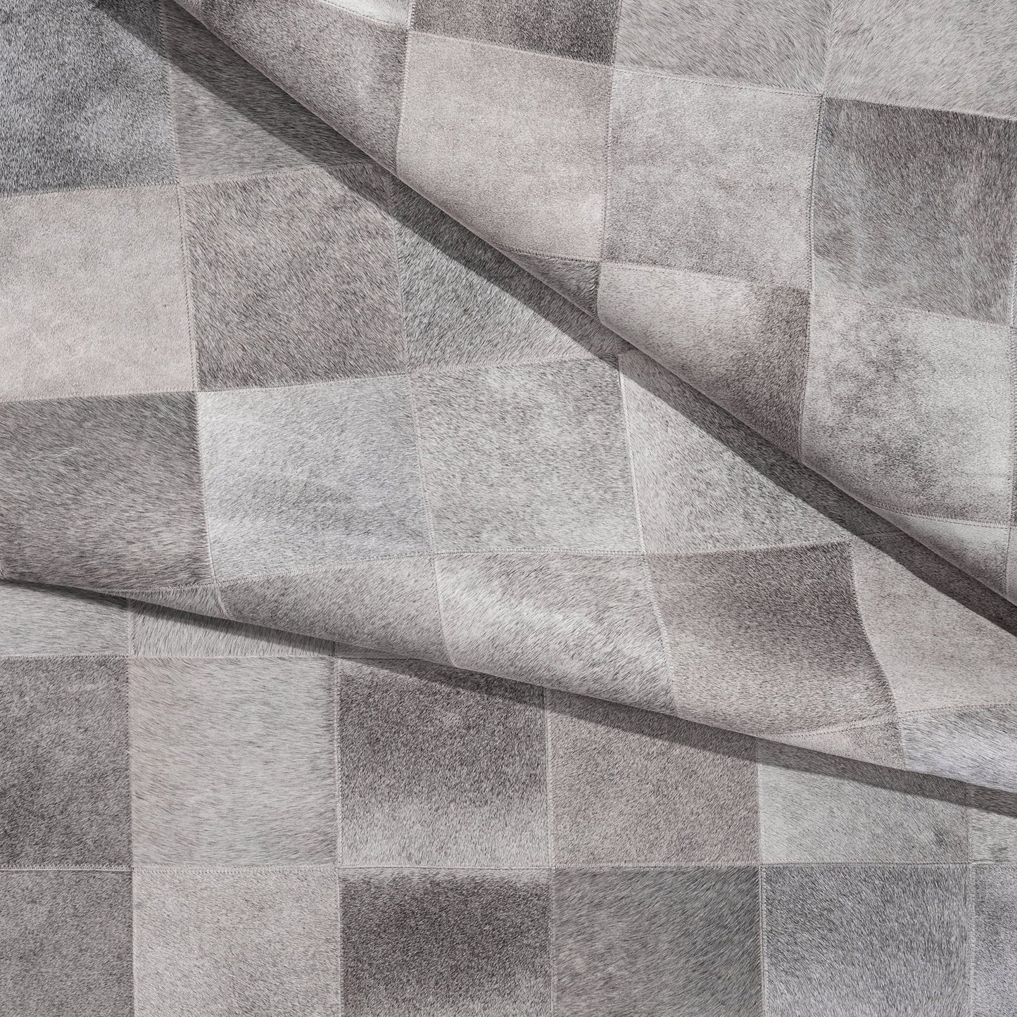 Rhodes Grey Cowhide Rug