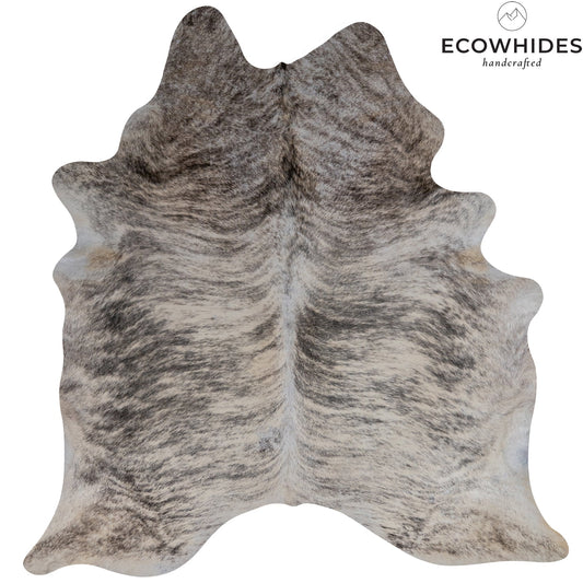 Grey Brindle Cowhide Rug