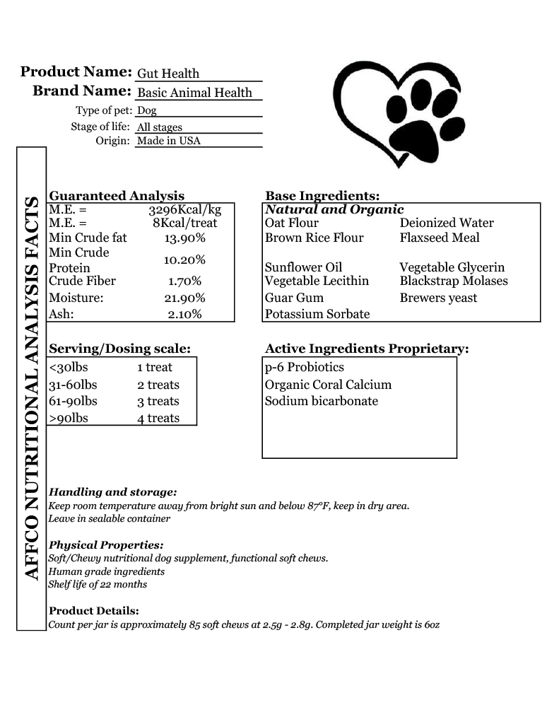 GutHealth for Dogs - 10 oz.