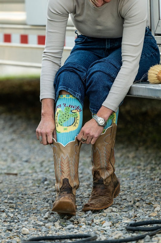 Get Lucky Aqua Performance Boot Socks
