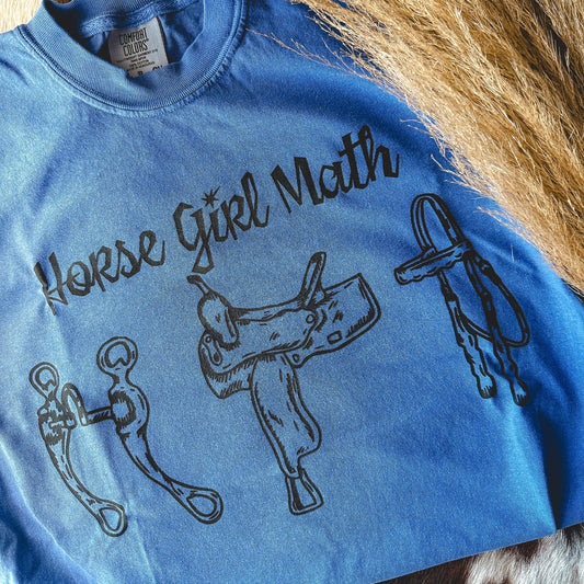 Horse Girl Math Tee