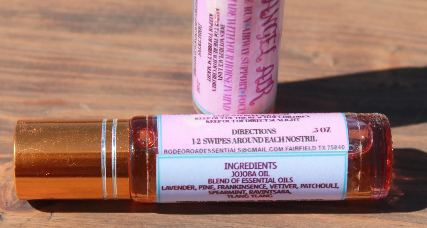 Angel Air – Pre-Run Aromatherapy Roll-On for Focus & Respiratory Support