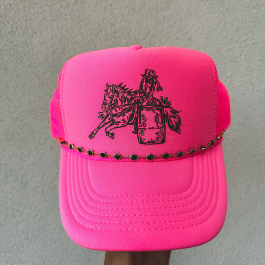 Barrel Racer Foam Hat