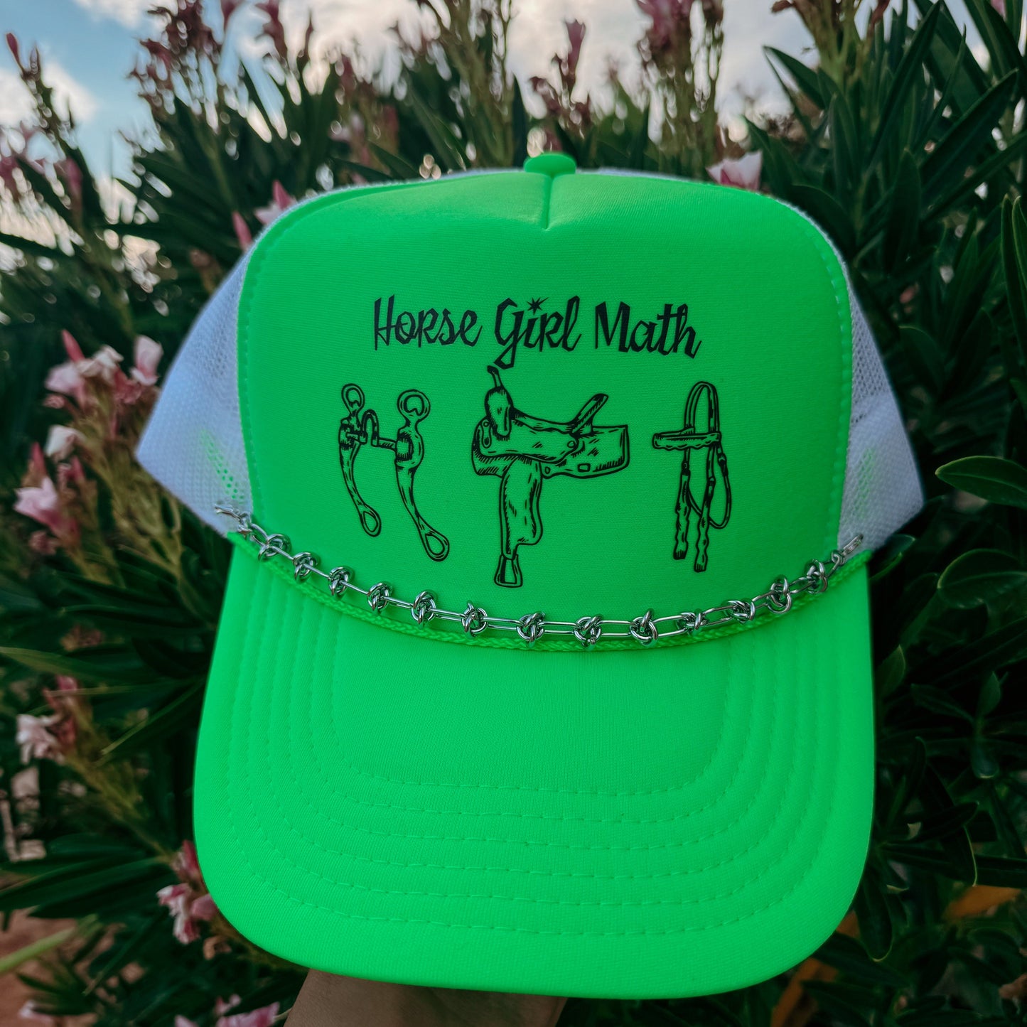 Horse Girl Math Foam Hat