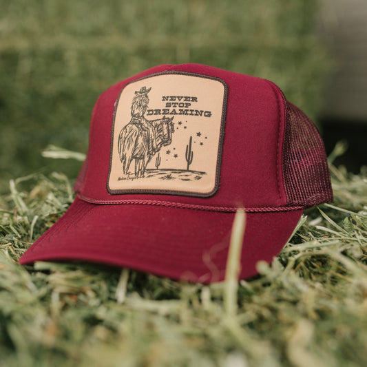 Never Stop Dreaming Patch Hat